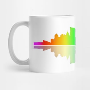 Detroit Skyline - Reflection Rainbow Mug